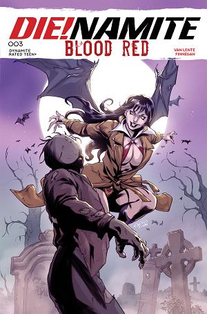 Die!Namite Blood Red #3 CVR C CVR C EMILIO PILLIU cover