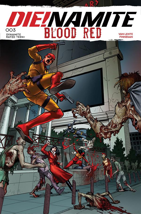Die!Namite Blood Red #3 CVR A EJ SU cover