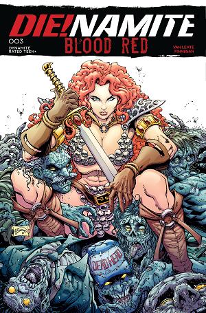 Die!Namite Blood Red #3 CVR D CVR D WILL ROBSON cover