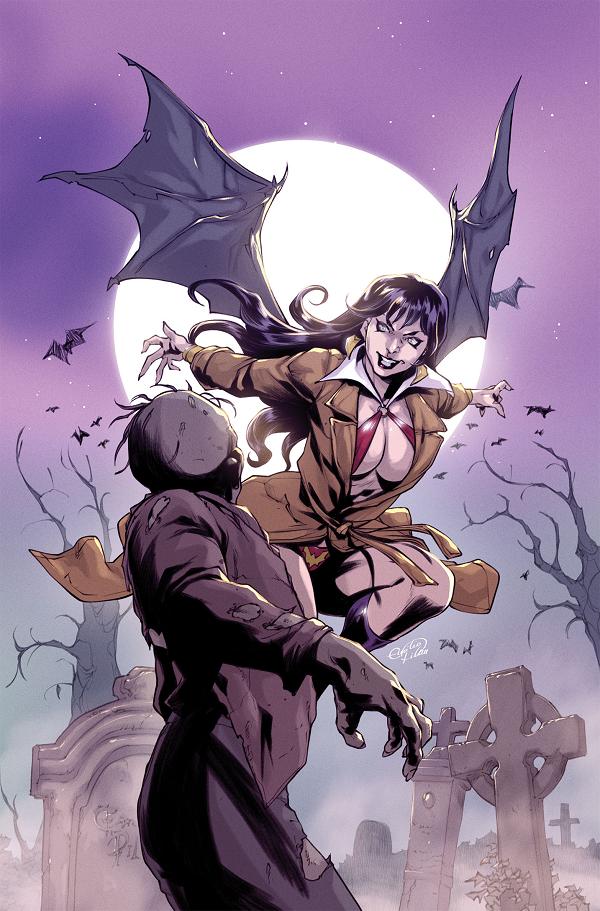 Die!Namite Blood Red #3 CVR F CVR F INC 1:10 EMILIO PILLIU VIRGIN cover