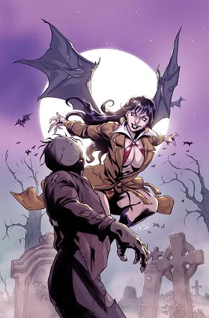 Die!Namite Blood Red #3 CVR F CVR F INC 1:10 EMILIO PILLIU VIRGIN cover
