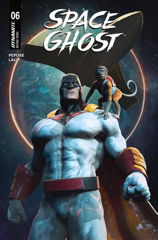 Space Ghost #6 variant cover by Bjorn Barends