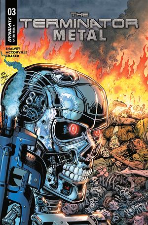 Terminator Metal #3 CVR B CVR B BOB LAYTON cover