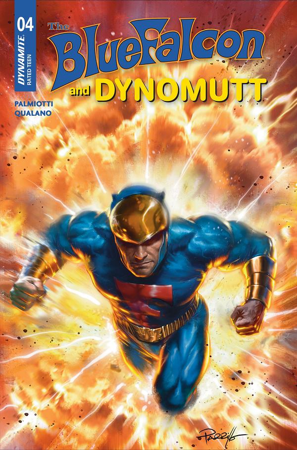 Blue Falcon & Dynomutt #4 CVR A LUCIO PARRILLO cover