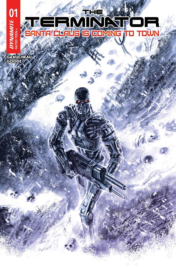 Terminator Santa Claus Is Coming To Town #1 CVR B (ONE SHOT) CVR B FRANCESCO BIAGINI cover