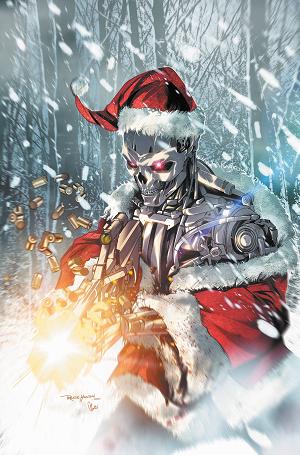 Terminator Santa Claus Is Coming To Town #1 CVR G (ONE SHOT) CVR G INC 1:15 REESE HANNIGAN VIRGIN cover