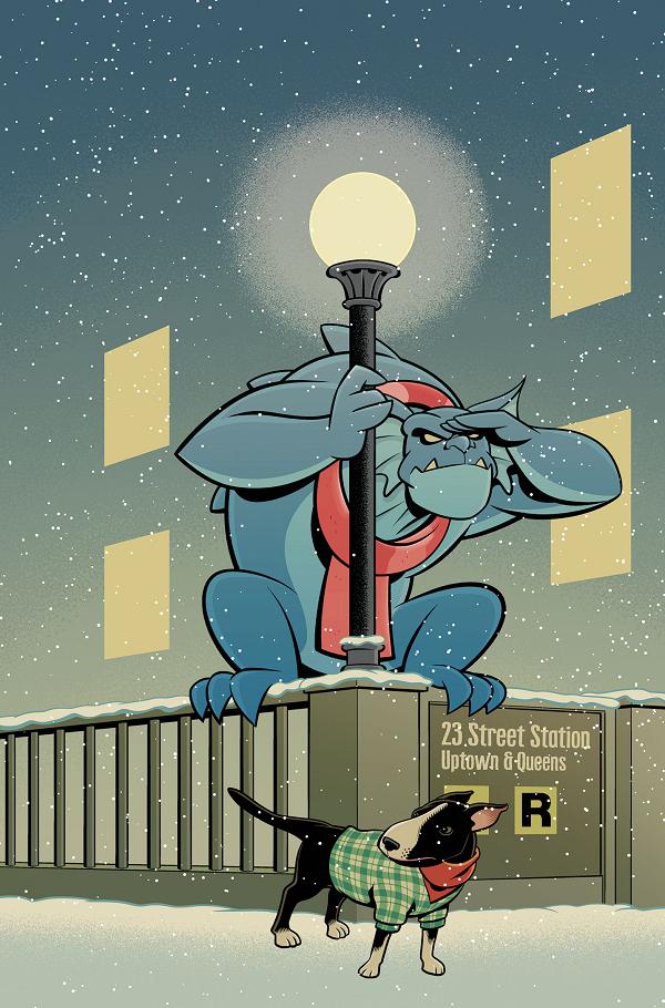 Gargoyles Winter Special 2025 #1 variant cover by Roger Langridge