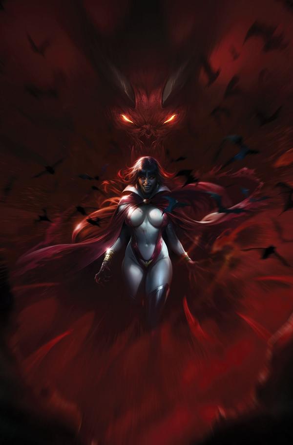Vampirella Armageddon #6 variant cover by Francesco Mattina