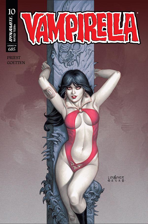 Vampirella #10 variant cover by Joseph Michael Linsner