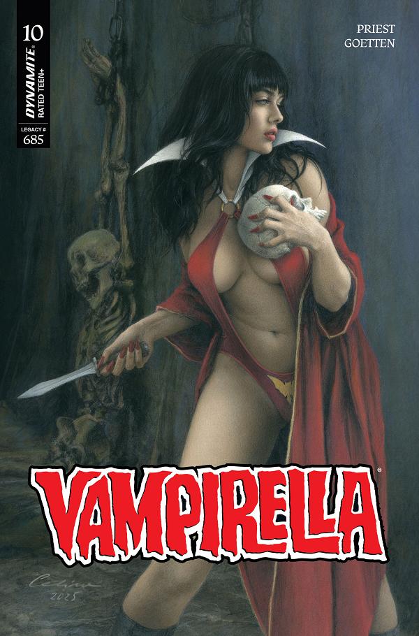 Vampirella #10 variant cover by Celina