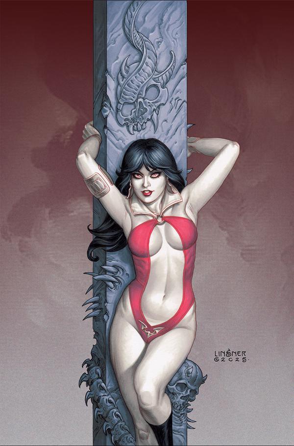 Vampirella #10 variant cover by Joseph Michael Linsner