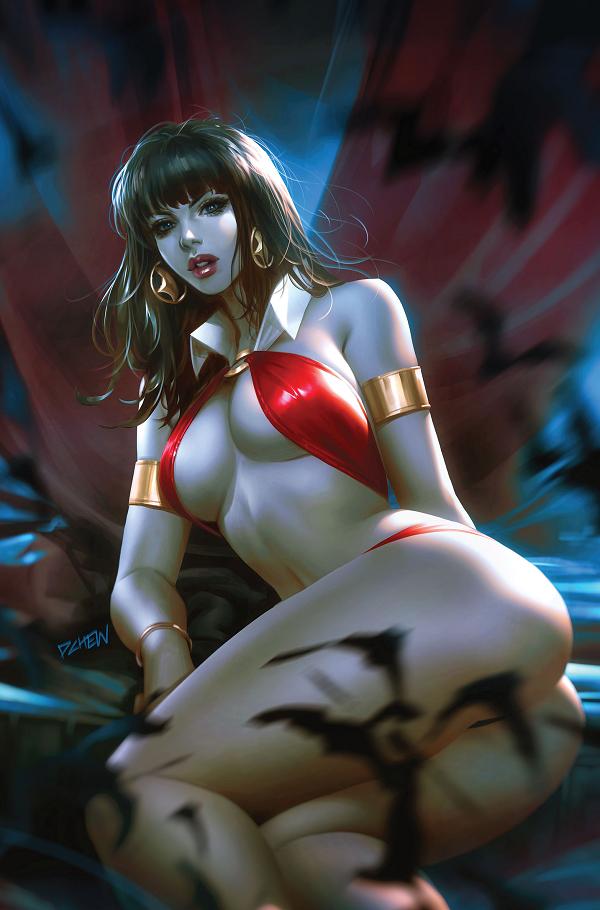 Vampirella #10 variant cover by Derrick Chew