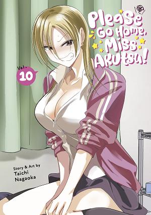 Please Go Home, Miss Akutsu! Vol. 10 cover