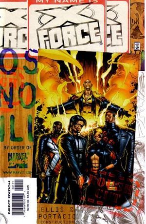 X-Force #102 Variant E Rough Cut cover