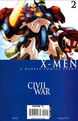 Civil War: X-Men #2 cover