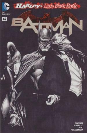 Batman #47 B&W Inked Variant cover