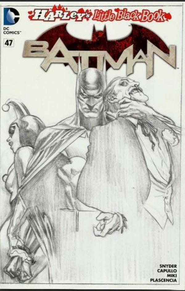 Batman #47 Sketch Variant cover