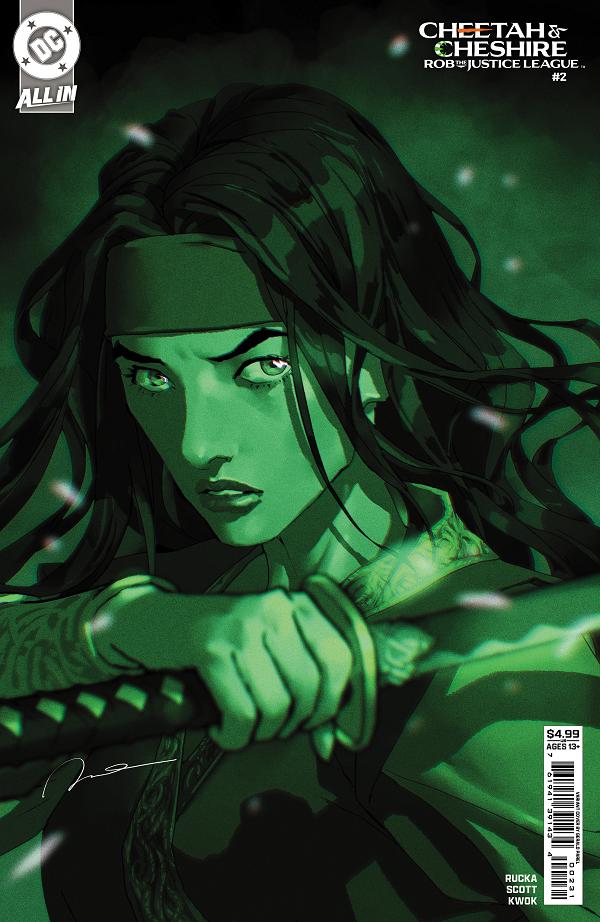 Cheetah And Cheshire Rob The Justice League #2 CVR B (OF 6) CVR B GERALD PAREL CARD STOCK cover