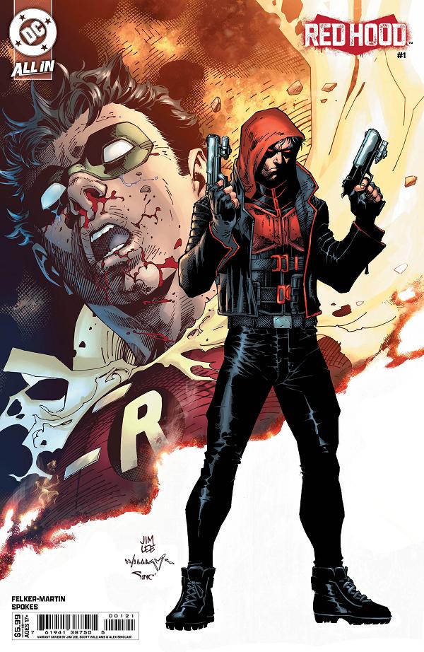 Red Hood #1 CVR B CVR B JIM LEE CARD STOCK cover