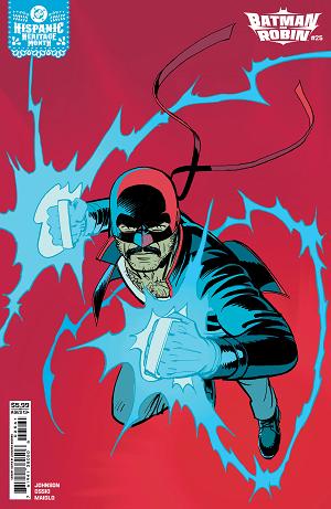 Batman And Robin #25 CVR E CVR E LEONARDO ROMERO HISPANIC HERITAGE MONTH EL GAUCHO CARD STOCK cover