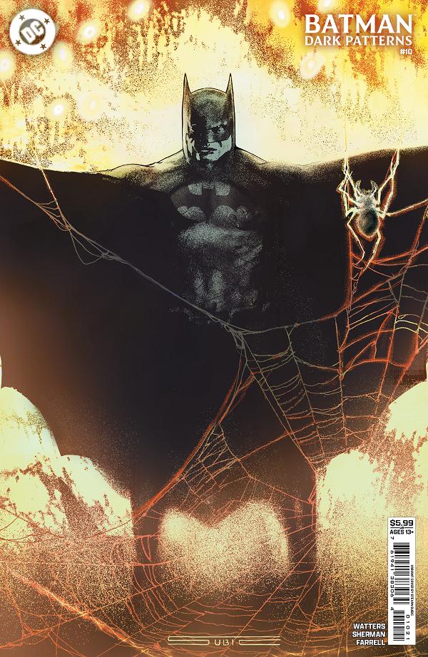 Batman Dark Patterns #10 CVR B (OF 12) CVR B STEVAN SUBIC CARD STOCK cover