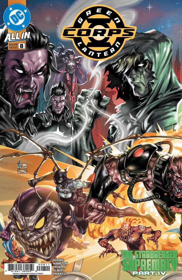 Green Lantern Corps #8 CVR A V KEN MARION (STARBREAKER SUPREMACY) cover