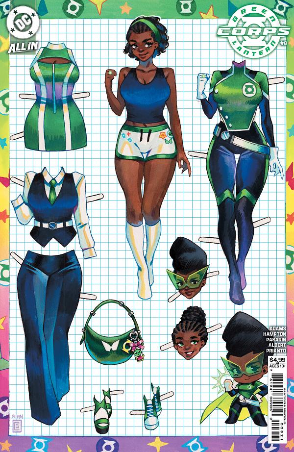 Green Lantern Corps #8 CVR B CVR B RIAN GONZALES CARD STOCK cover