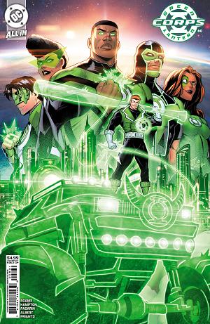 Green Lantern Corps #8 CVR C CVR C TRAVIS MERCER CARD STOCK cover
