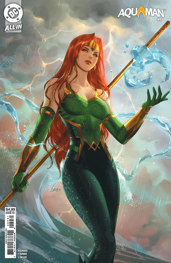 Aquaman #9 CVR C CVR C LESLEY LEIRIX LI CARD STOCK cover
