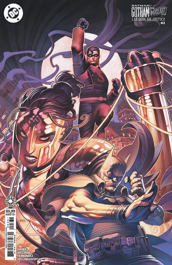 Batman Gotham By Gaslight A League For Justice #3 CVR C (OF 6) CVR C CHRIS STEVENS CARD STOCK cover