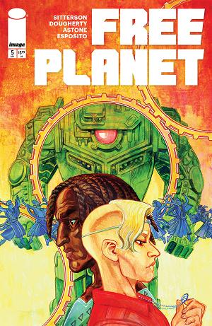 Free Planet #5 CVR B CVR B JED DOUGHERTY GREEN cover