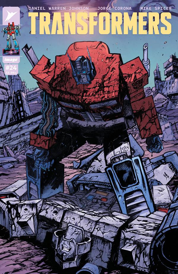 Transformers #24 CVR A DANIEL WARREN JOHNSON & MIKE SPICER cover