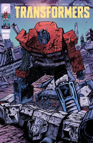Transformers #24 CVR A DANIEL WARREN JOHNSON & MIKE SPICER cover