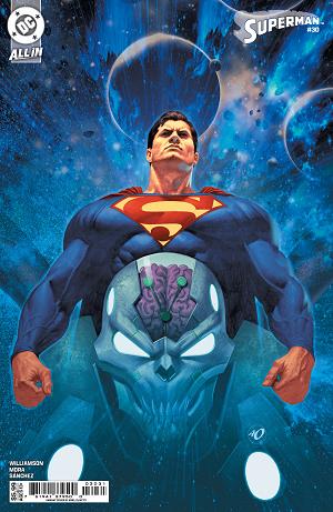 Superman #30 CVR C CVR C ARIEL OLIVETTI CARD STOCK cover