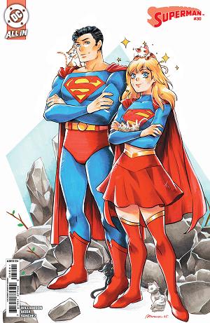 Superman #30 CVR F CVR F INC 1:25 SAOWEE CARD STOCK cover