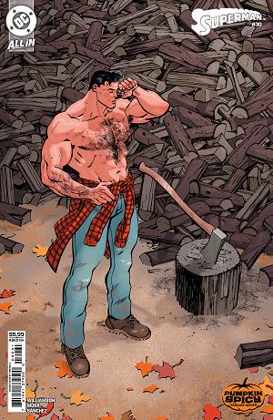 Superman #30 CVR E CVR E TOM REILLY PUMPKIN SPICY CARD STOCK cover