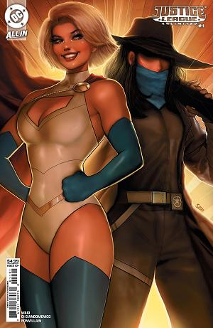 Justice League Unlimited #11 CVR B CVR B NATHAN SZERDY CARD STOCK cover
