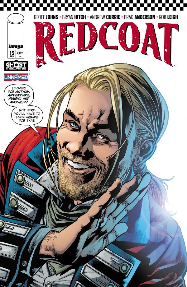 Redcoat #15 CVR A BRYAN HITCH & BRAD ANDERSON WRAPAROUND cover
