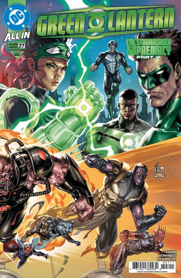 Green Lantern #27 CVR A V KEN MARION (STARBREAKER SUPREMACY) cover