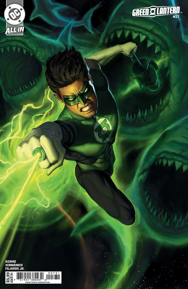 Green Lantern #27 CVR B CVR B AARON BARTLING CARD STOCK cover