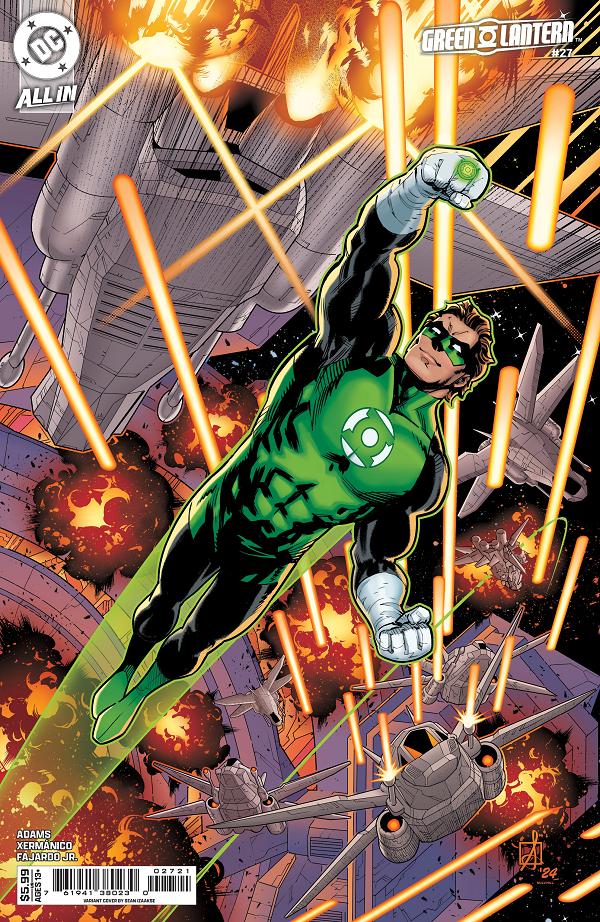 Green Lantern #27 CVR C CVR C SEAN IZAAKSE CARD STOCK cover