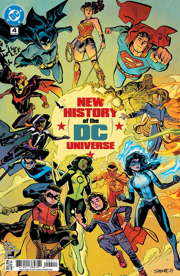 New History Of The Dc Universe #4 CVR A CHRIS SAMNEE cover