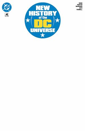 New History Of The Dc Universe #4 CVR F (OF 4) CVR F BLANK CARD STOCK cover