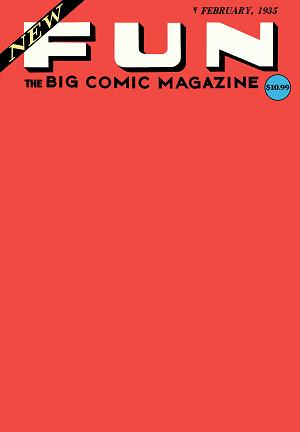 New Fun Comics #1 CVR C FACSIMILE EDITION CVR C BLANK CARD STOCK cover
