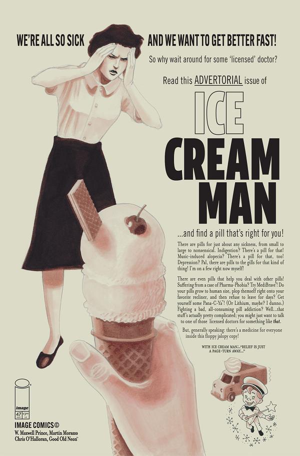 Ice Cream Man #47 CVR A MARTIN MORAZZO & CHRIS OHALLORAN (MR) cover