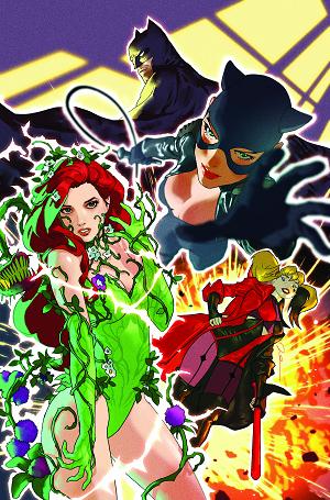 Batman #162 CVR E CVR E GERALD PAREL GOTHAM CITY SIRENS CARD STOCK cover