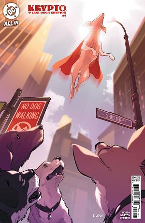Krypto The Last Dog Of Krypton #4 CVR B (OF 5) CVR B KARL KERSCHL CARD STOCK cover