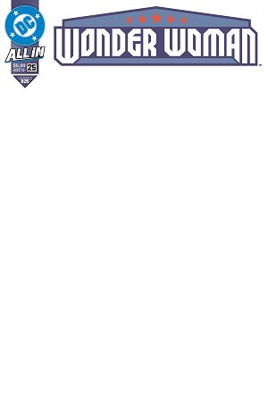 Wonder Woman #25 CVR F CVR F BLANK CARD STOCK cover