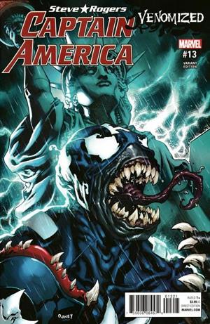 Captain America: Steve Rogers #13 Venomized Variant cover