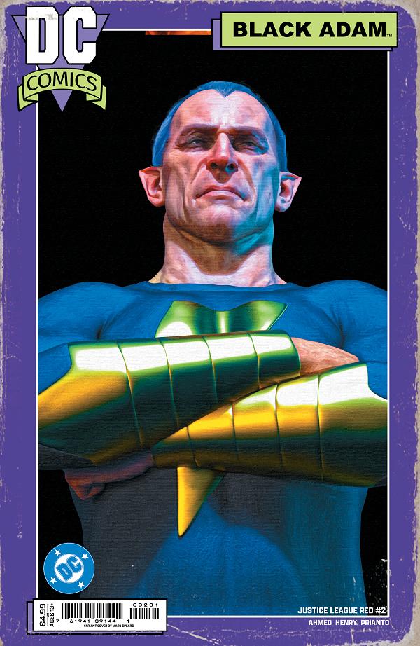 Justice League Red #2 CVR C (OF 6) CVR C MARK SPEARS CARD STOCK cover